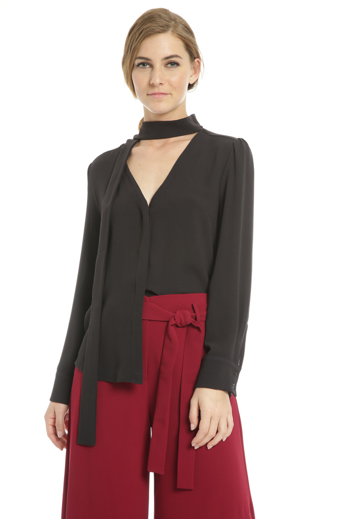 Blusa in georgette Fashion Market Blusa in georgette Fashion Market