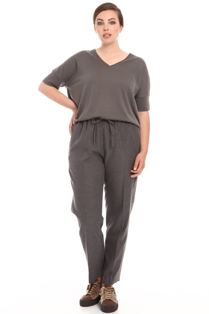 Pantalone jogging in misto lana Fashion Market Pantalone jogging in misto lana Fashion Market