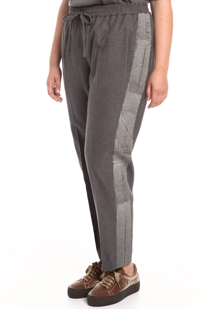 Pantalone jogging in misto lana Fashion Market Pantalone jogging in misto lana Fashion Market