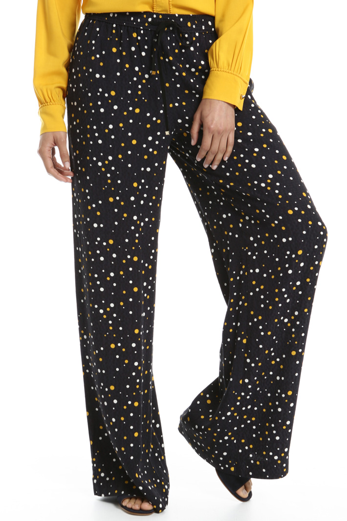 Pantalone in tessuto goffrato Fashion Market Pantalone in tessuto goffrato Fashion Market