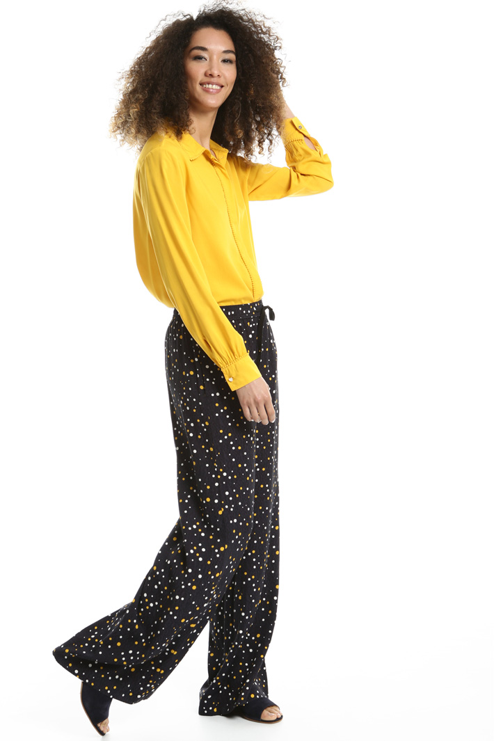 Pantalone in tessuto goffrato Fashion Market Pantalone in tessuto goffrato Fashion Market