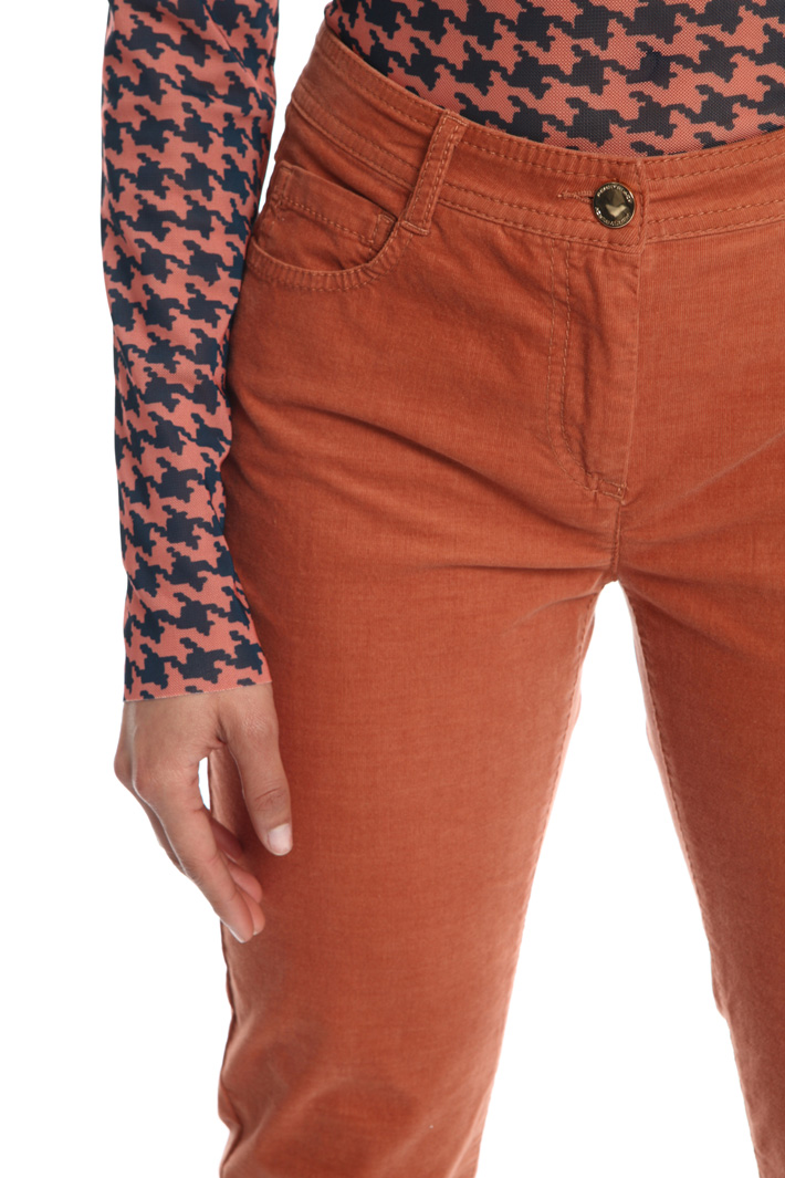 Pantalone aderente in velluto Fashion Market Pantalone aderente in velluto Fashion Market
