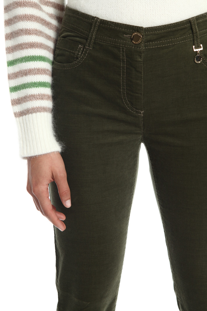 Pantalone aderente in velluto Fashion Market Pantalone aderente in velluto Fashion Market