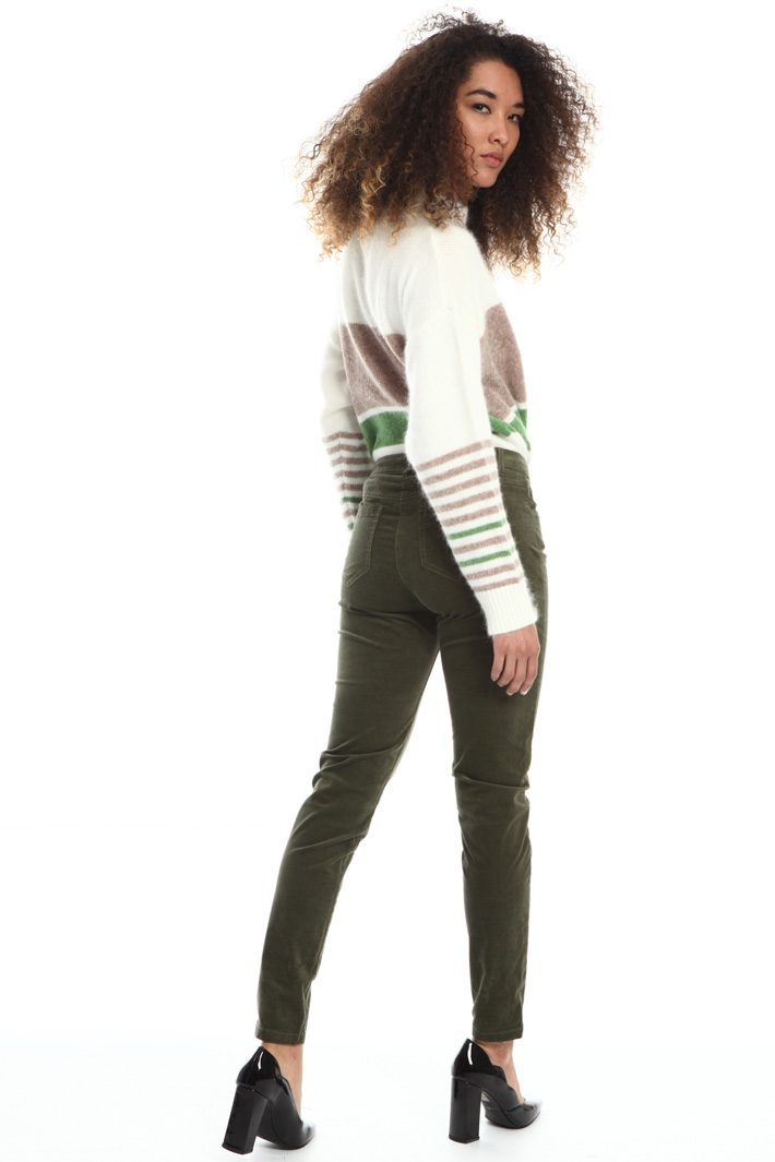 Pantalone aderente in velluto Fashion Market Pantalone aderente in velluto Fashion Market