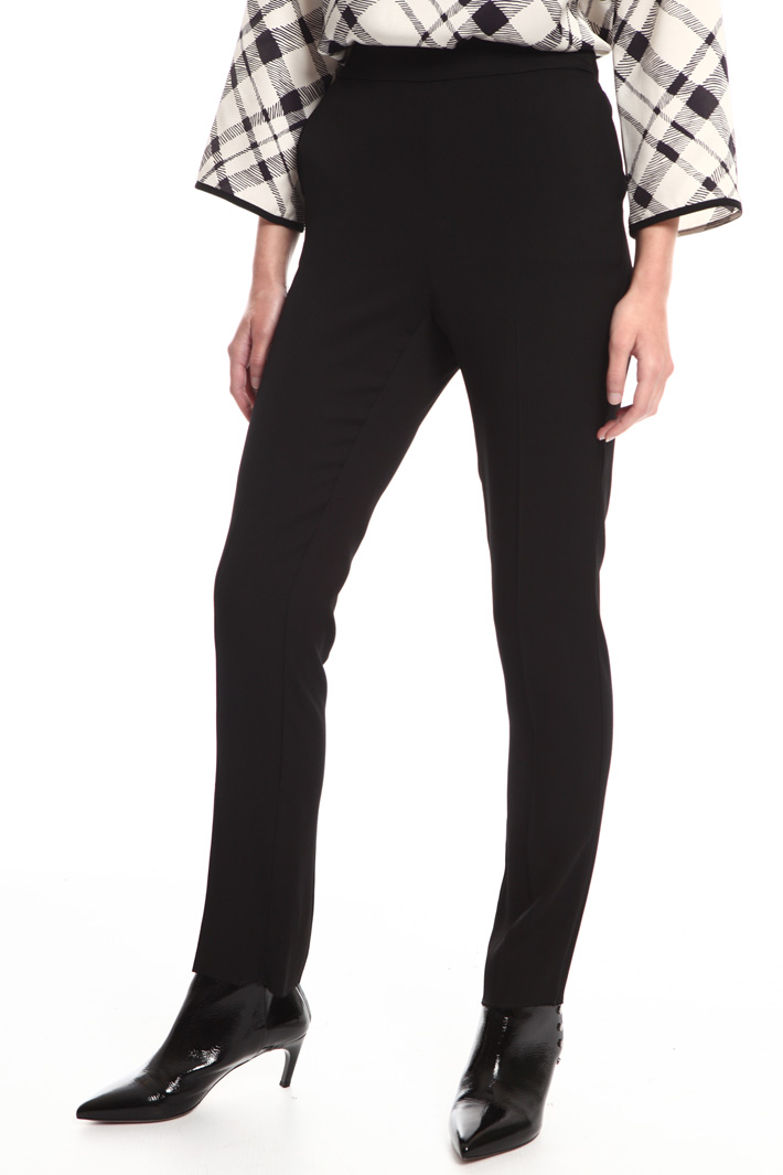 Pantalone in twill di viscosa Fashion Market Pantalone in twill di viscosa Fashion Market