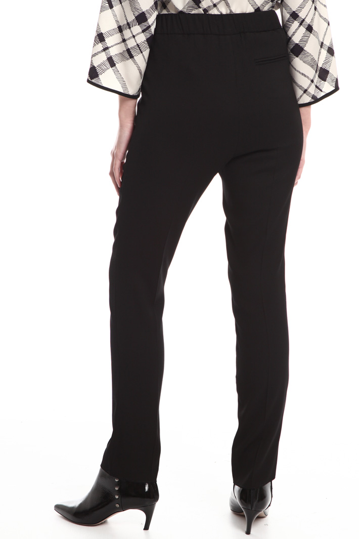 Pantalone in twill di viscosa Fashion Market Pantalone in twill di viscosa Fashion Market