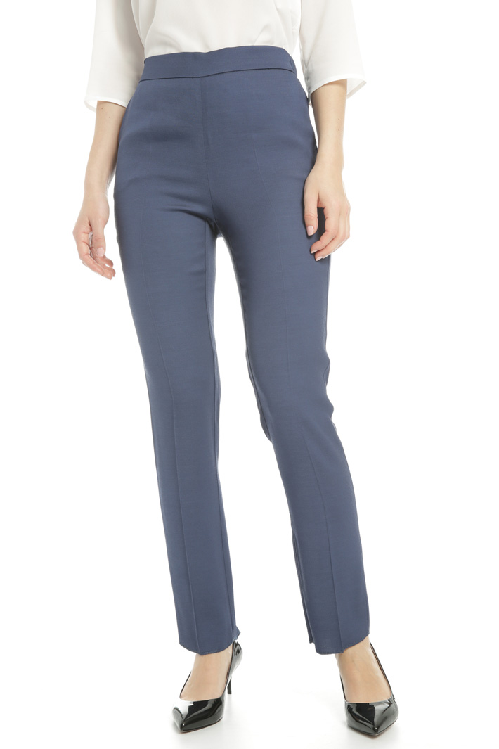 Pantalone in twill di viscosa Fashion Market Pantalone in twill di viscosa Fashion Market