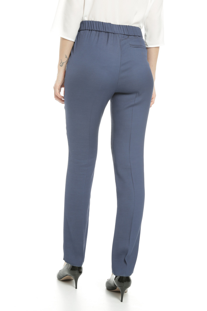 Pantalone in twill di viscosa Fashion Market Pantalone in twill di viscosa Fashion Market