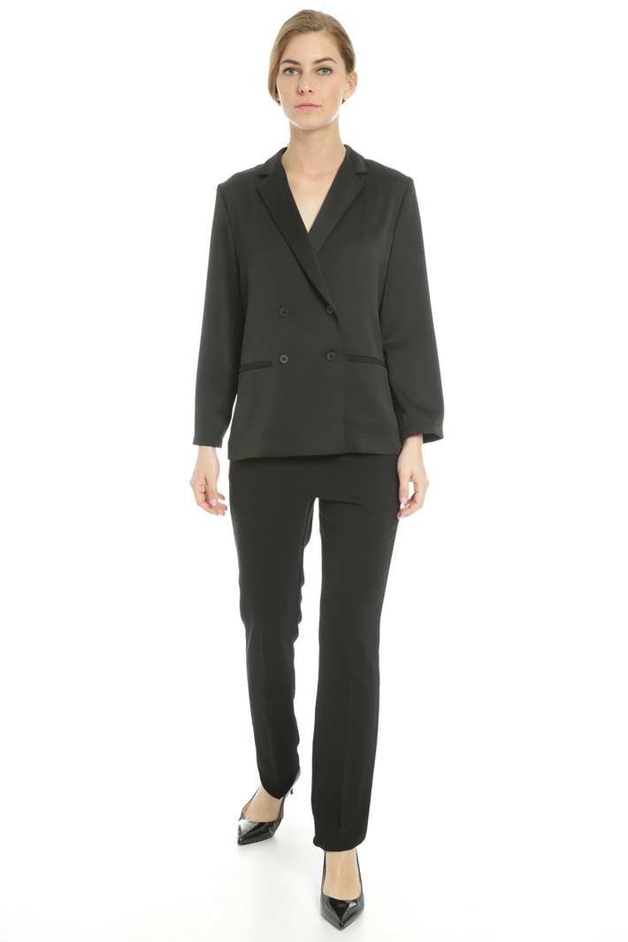 Pantalone in crepe enver satin Fashion Market Pantalone in crepe enver satin Fashion Market