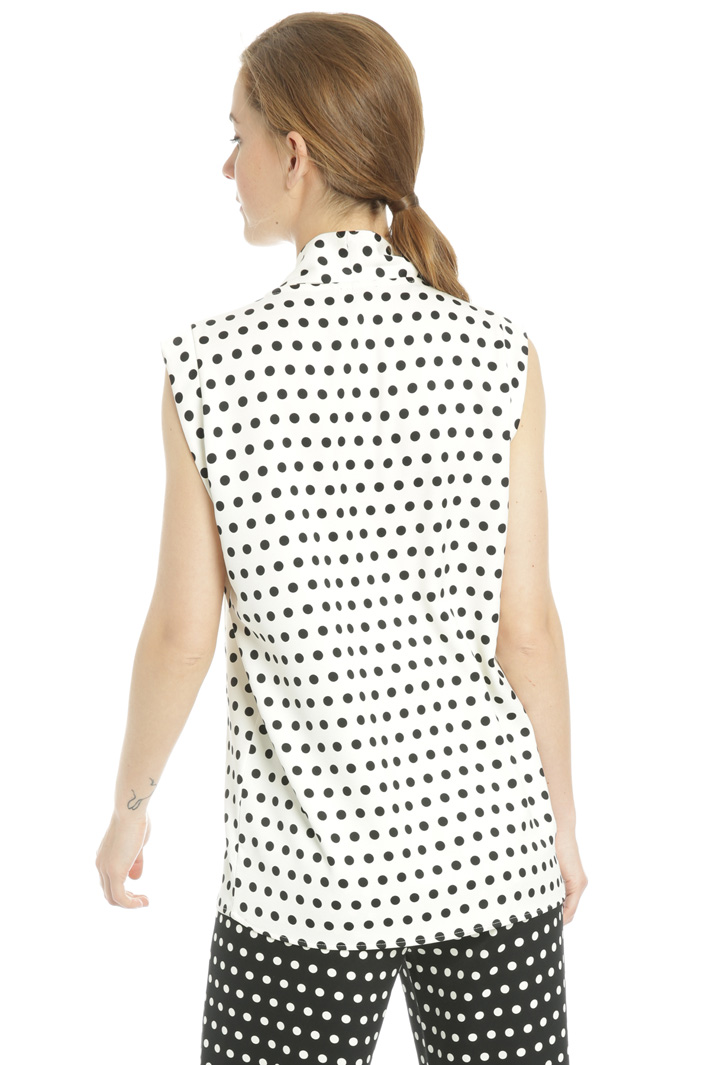 Top in crepe enver satin Fashion Market Top in crepe enver satin Fashion Market