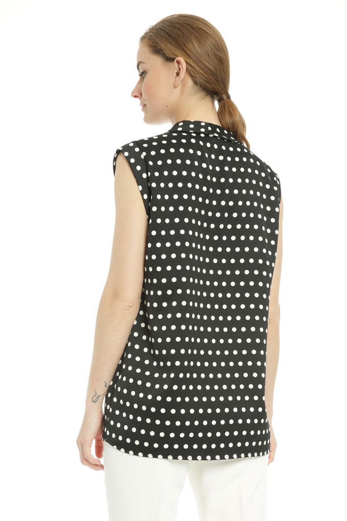 Top in crepe enver satin Fashion Market Top in crepe enver satin Fashion Market
