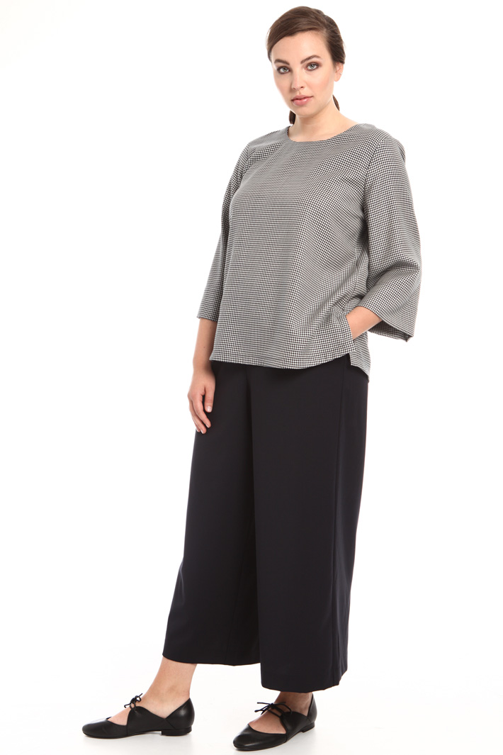 Casacca in lana pied de poule Fashion Market Casacca in lana pied de poule Fashion Market