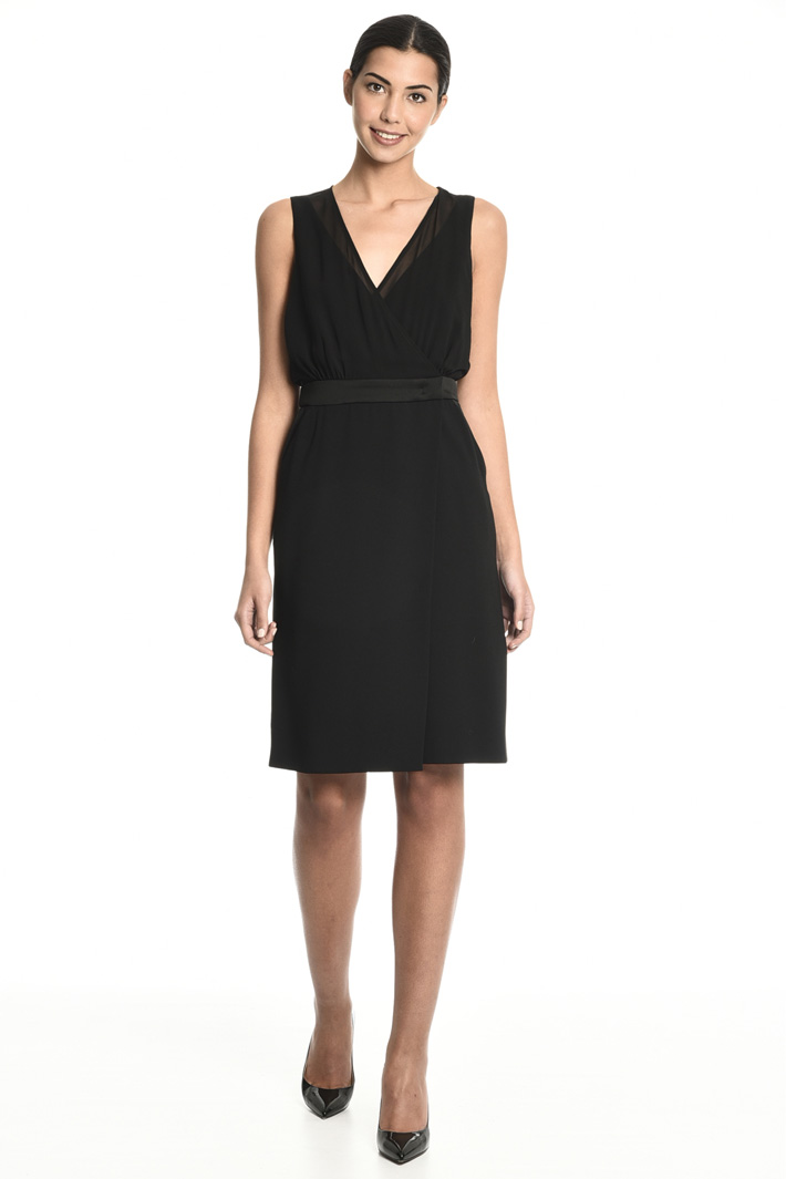 Abito in crepe envers satin Fashion Market Abito in crepe envers satin Fashion Market