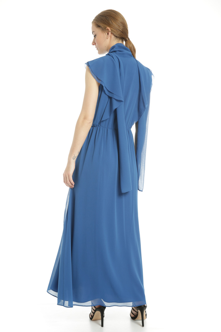 Abito in georgette con volant Fashion Market Abito in georgette con volant Fashion Market