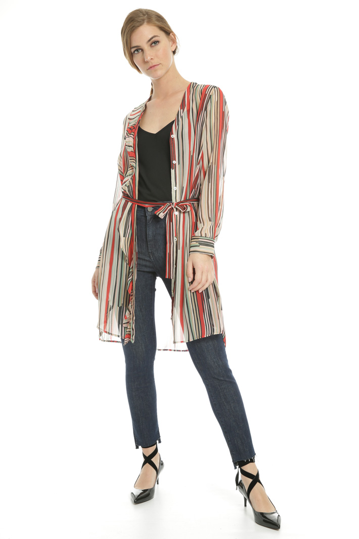 Abito chemisier in georgette Fashion Market Abito chemisier in georgette Fashion Market