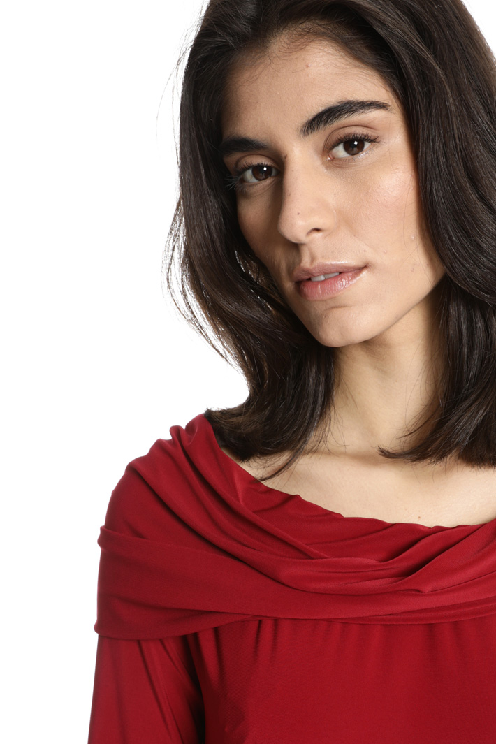 Abito con scollo bardot Fashion Market Abito con scollo bardot Fashion Market