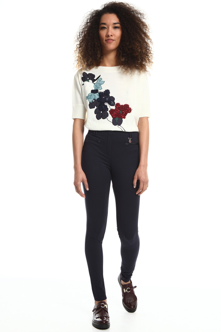 Pantalone in jersey compatto Fashion Market Pantalone in jersey compatto Fashion Market