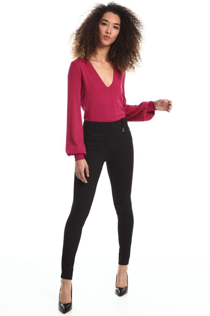 Pantalone in jersey compatto Fashion Market Pantalone in jersey compatto Fashion Market