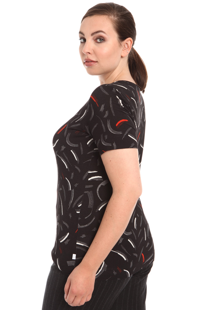 T-shirt in jersey stampata Fashion Market T-shirt in jersey stampata Fashion Market
