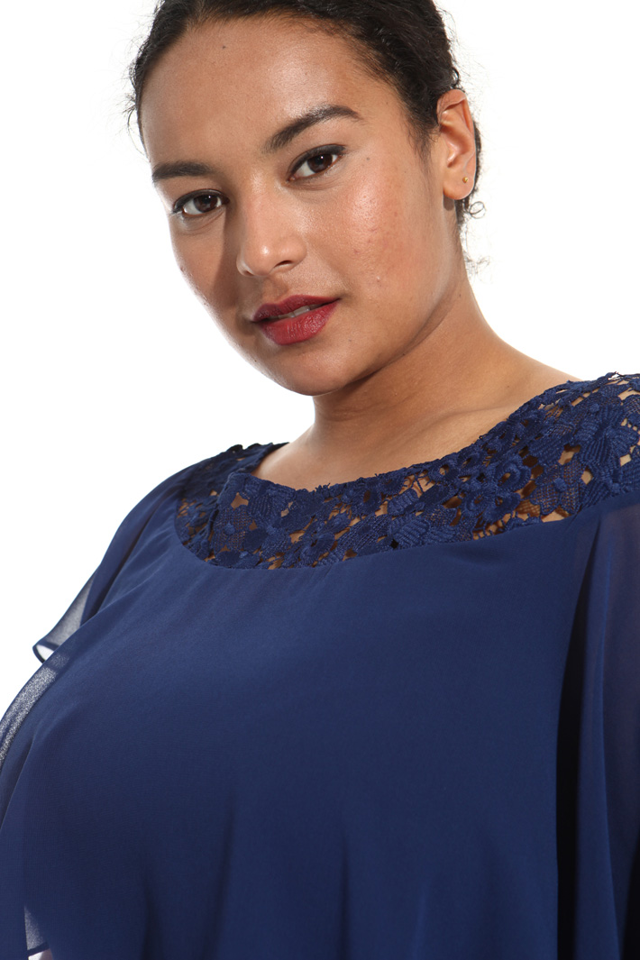 Abito lungo in georgette Fashion Market Abito lungo in georgette Fashion Market