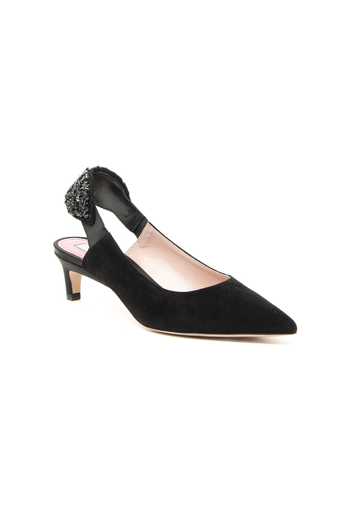 Slingback gioiello scamosciata Fashion Market Slingback gioiello scamosciata Fashion Market