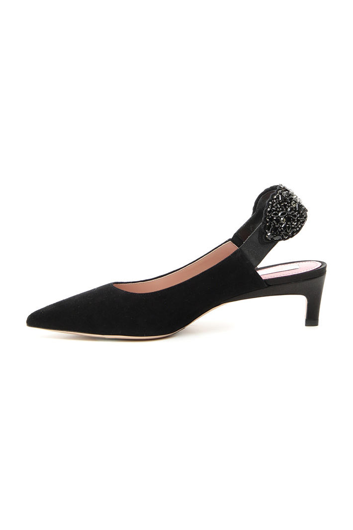 Slingback gioiello scamosciata Fashion Market Slingback gioiello scamosciata Fashion Market