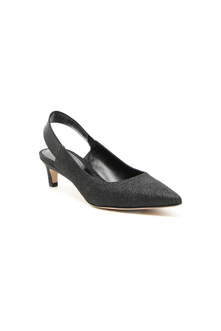 Slingback in pelle glitter Fashion Market Slingback in pelle glitter Fashion Market