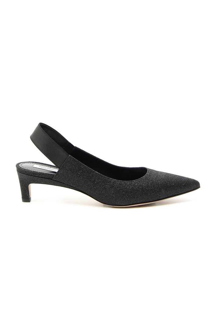 Slingback in pelle glitter Fashion Market Slingback in pelle glitter Fashion Market