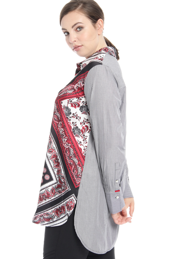 Camicia in popeline e twill Fashion Market Camicia in popeline e twill Fashion Market