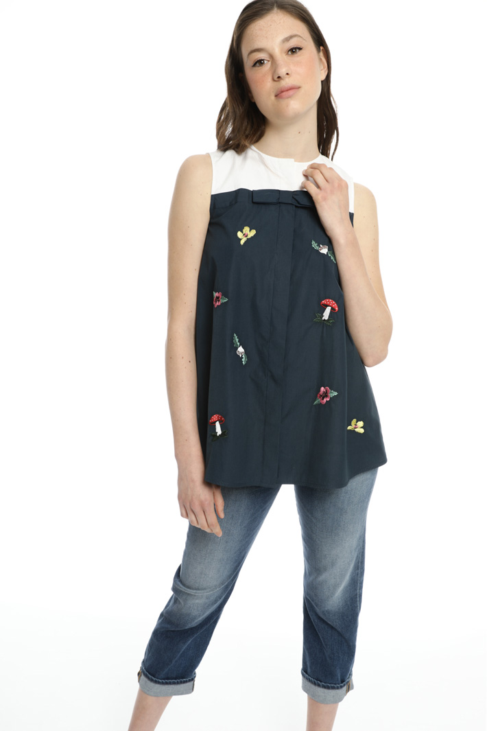 Top in puro cotone Fashion Market Top in puro cotone Fashion Market