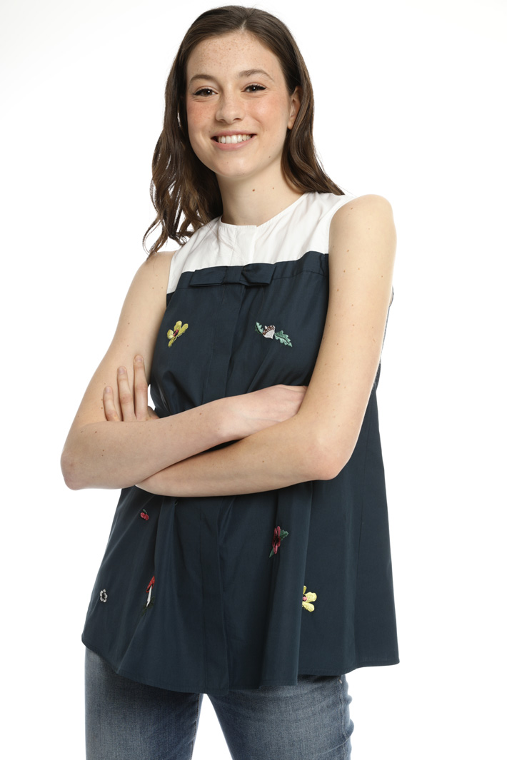 Top in puro cotone Fashion Market Top in puro cotone Fashion Market