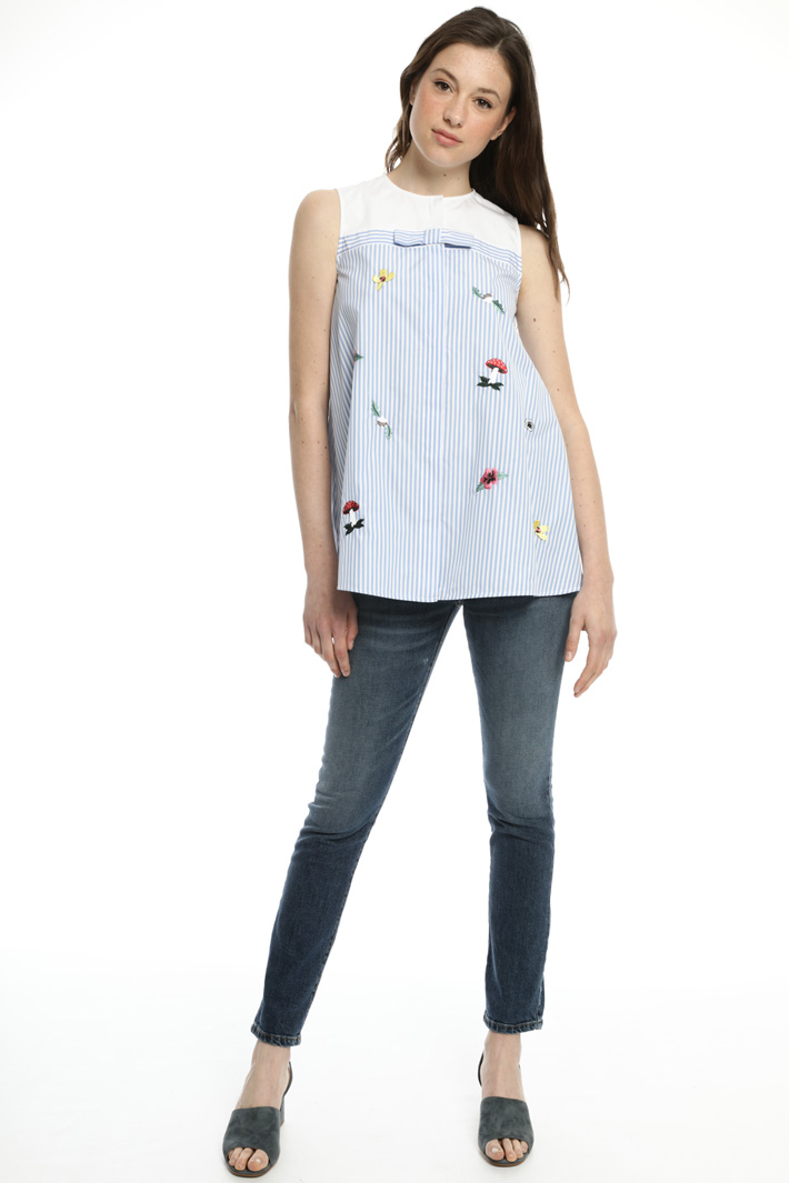 Top in puro cotone Fashion Market Top in puro cotone Fashion Market