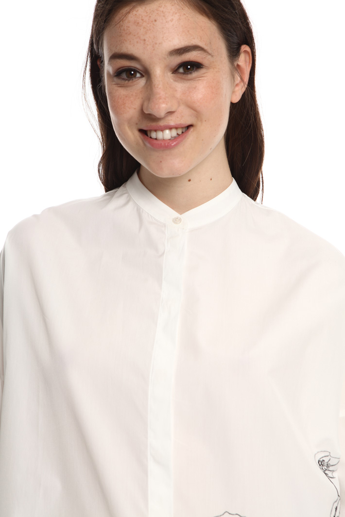Camicia in popoline di cotone Fashion Market Camicia in popoline di cotone Fashion Market