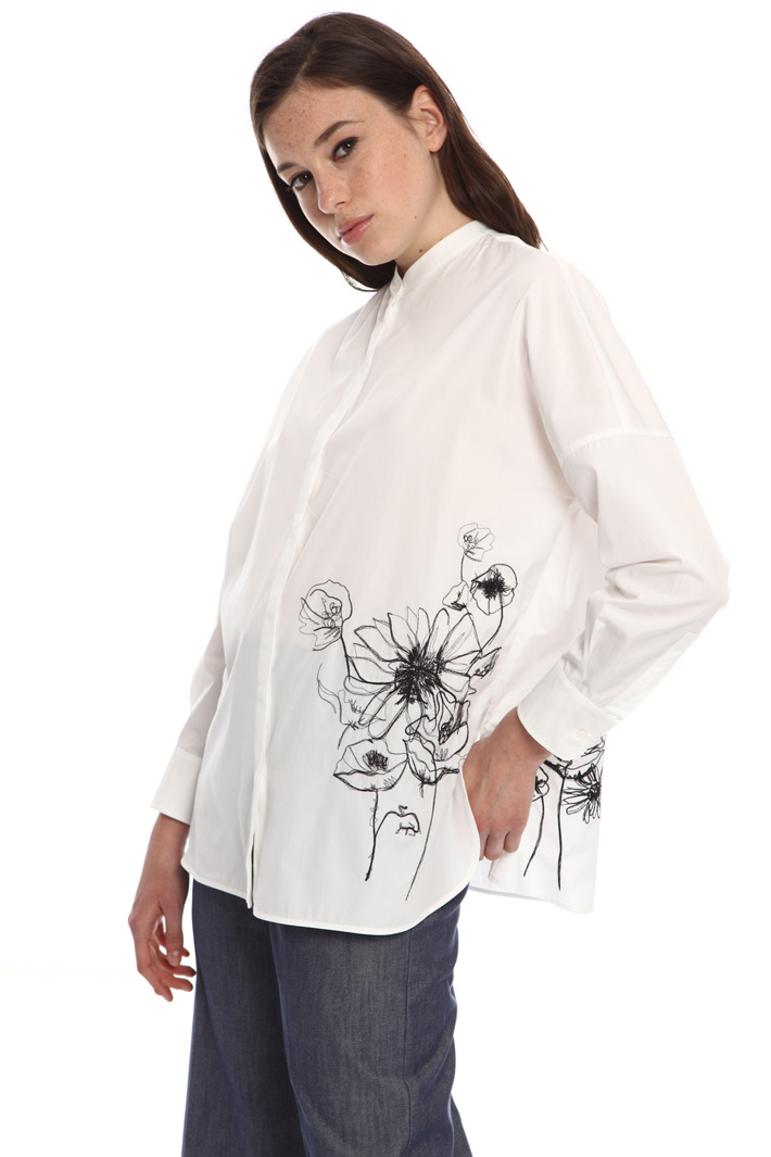 Camicia in popoline di cotone Fashion Market Camicia in popoline di cotone Fashion Market