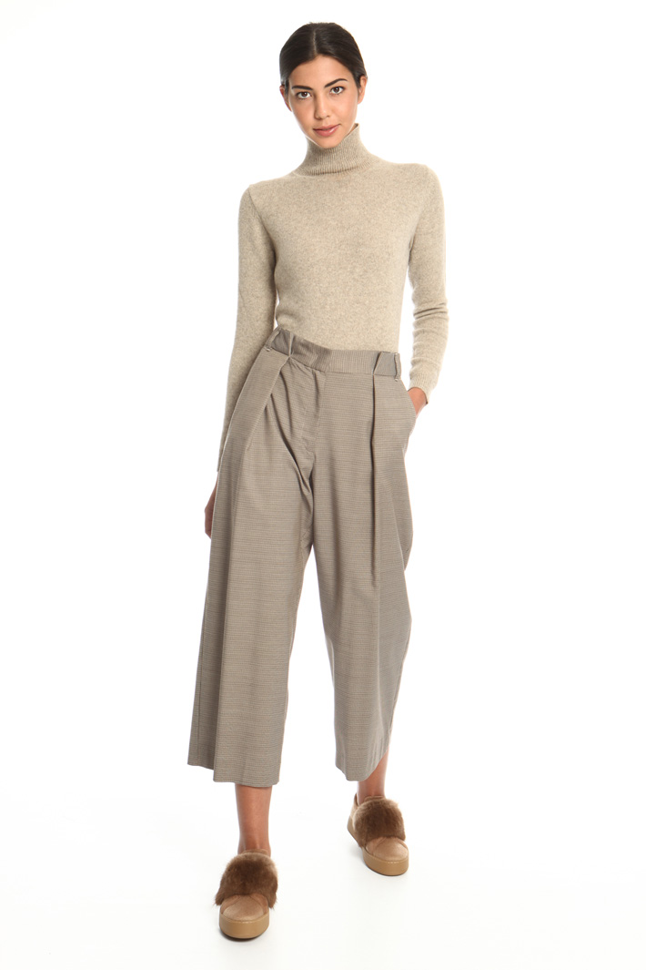 Pantalone cropped a vita alta Fashion Market Pantalone cropped a vita alta Fashion Market