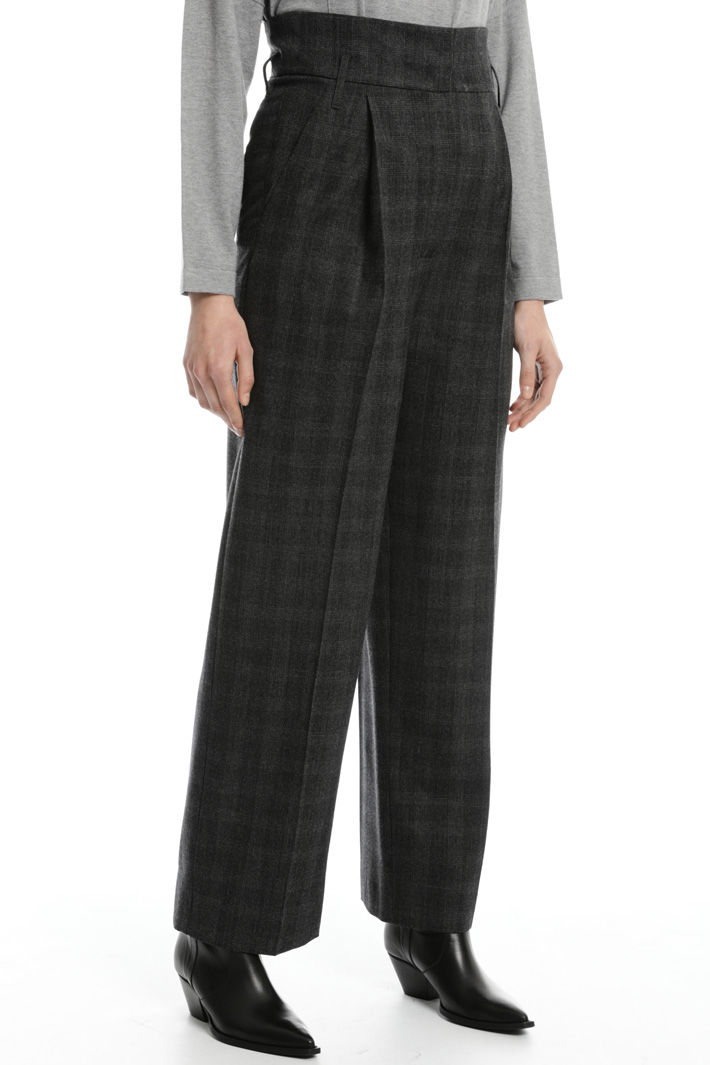 Pantaloni in flanella di lana Fashion Market Pantaloni in flanella di lana Fashion Market