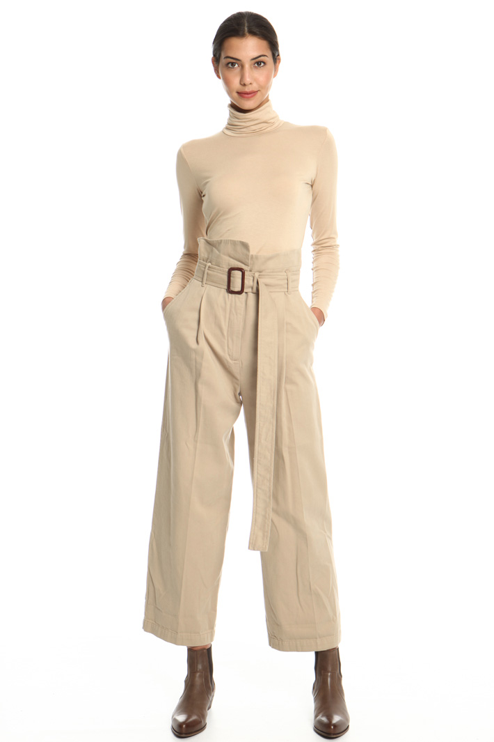 Pantalone carrot a vita alta Fashion Market Pantalone carrot a vita alta Fashion Market
