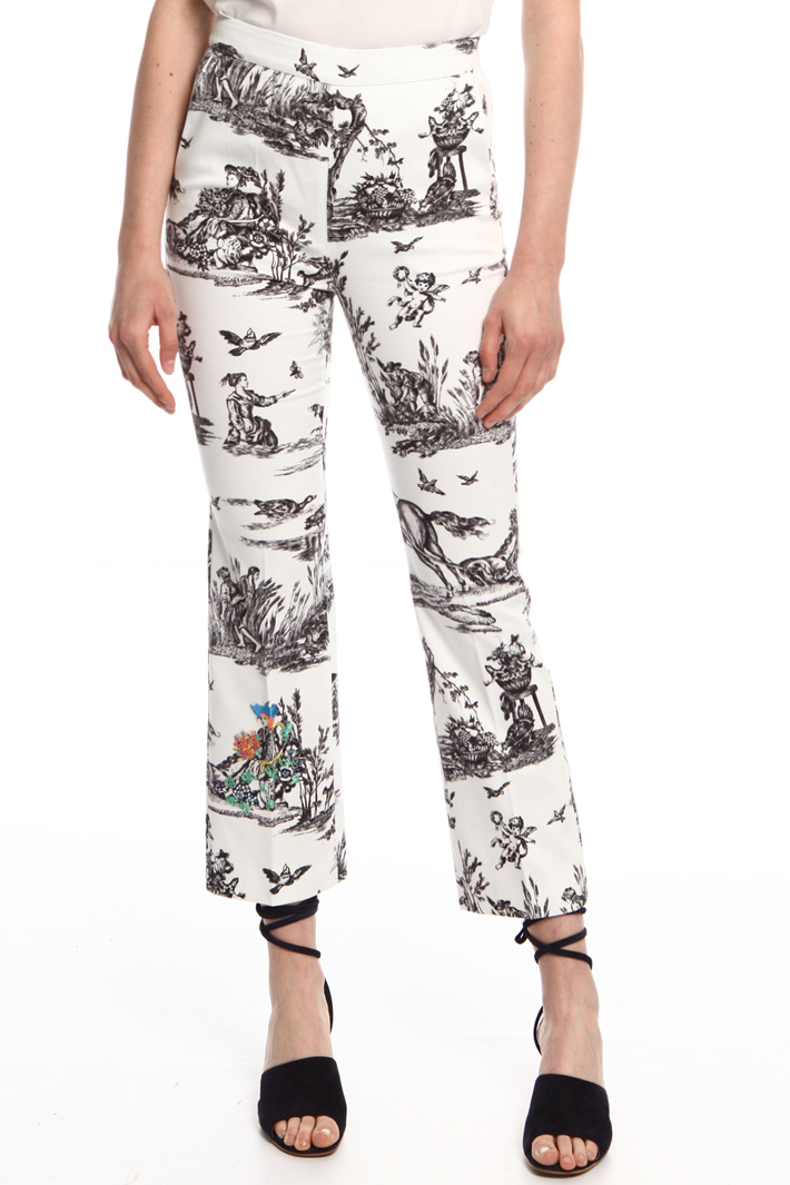 Pantalone in puro cotone Fashion Market Pantalone in puro cotone Fashion Market