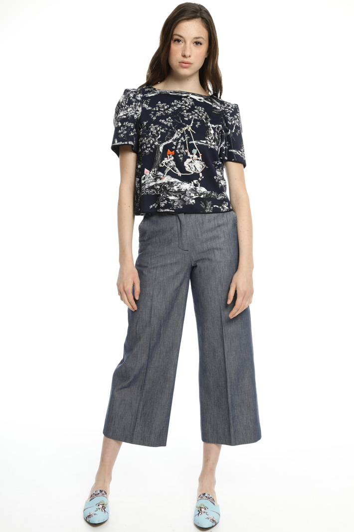 Top in cotone stampato Fashion Market Top in cotone stampato Fashion Market