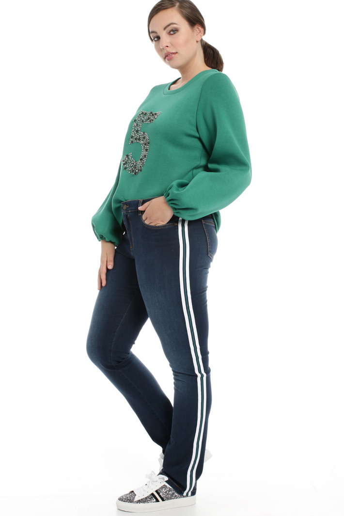 Jeans con nastri laterali Fashion Market Jeans con nastri laterali Fashion Market