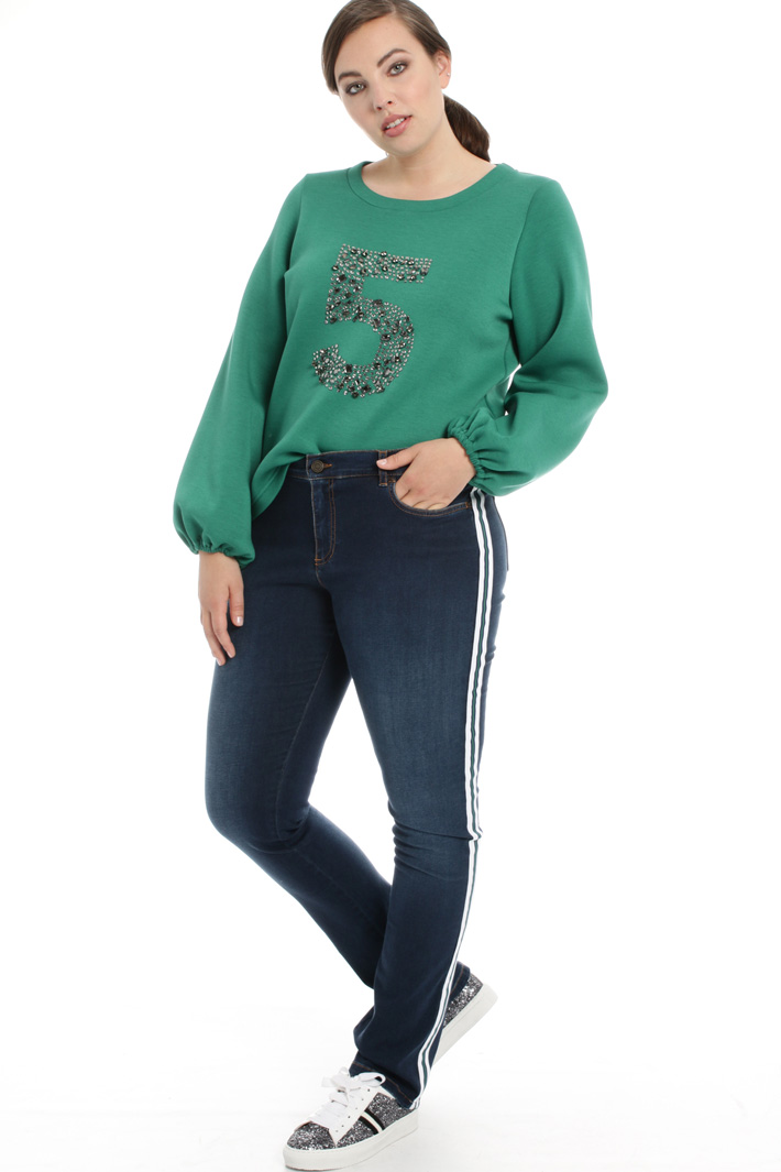 Jeans con nastri laterali Fashion Market Jeans con nastri laterali Fashion Market