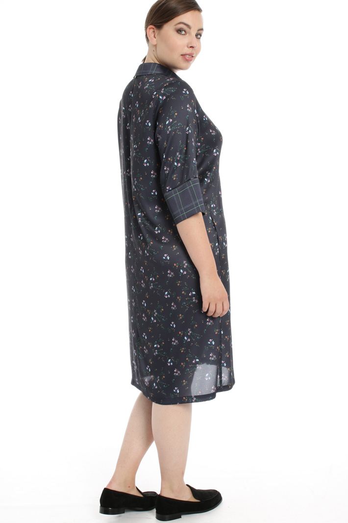 Abito fluido in twill Fashion Market Abito fluido in twill Fashion Market