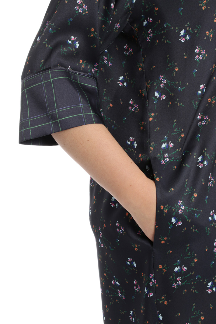 Abito fluido in twill Fashion Market Abito fluido in twill Fashion Market