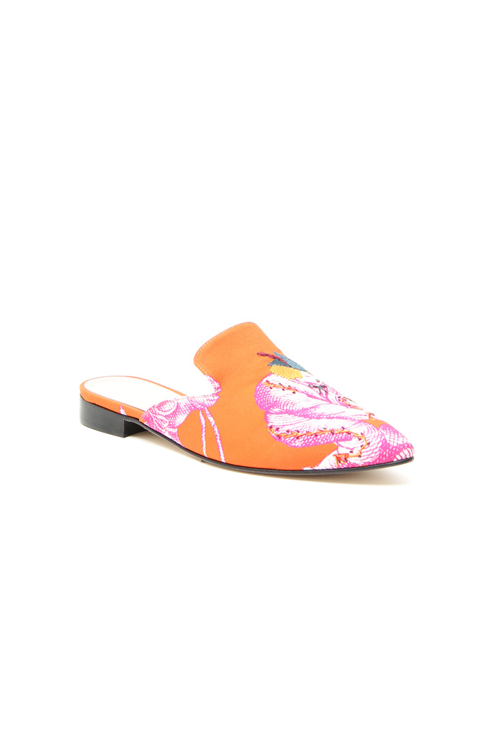 Sabot in cotone ricamato Fashion Market Sabot in cotone ricamato Fashion Market