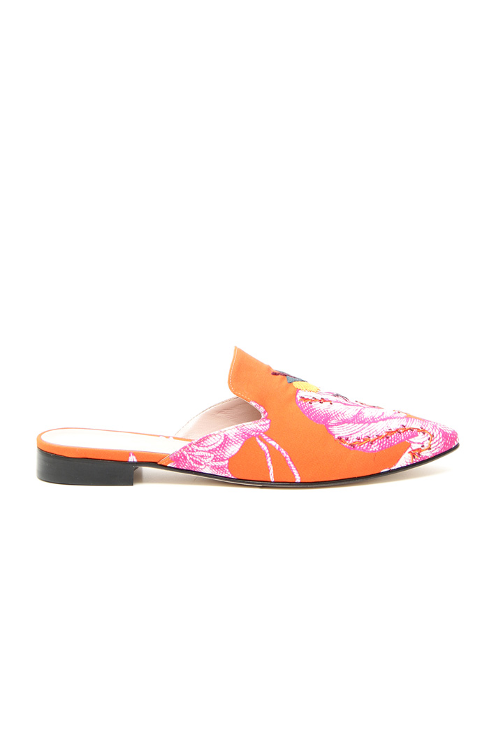 Sabot in cotone ricamato Fashion Market Sabot in cotone ricamato Fashion Market