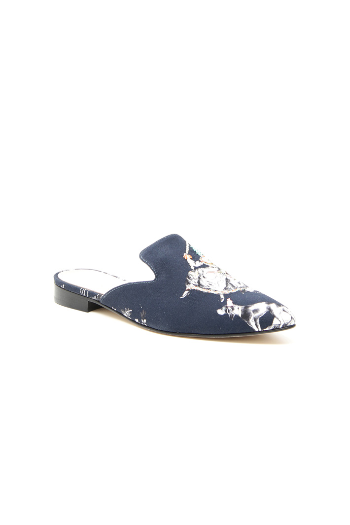 Sabot in cotone ricamato Fashion Market Sabot in cotone ricamato Fashion Market
