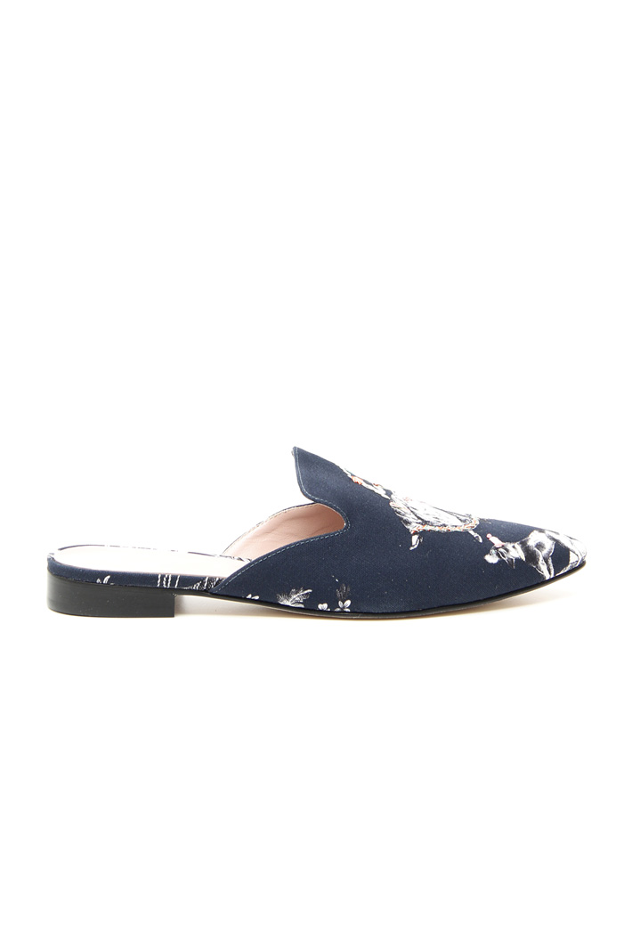 Sabot in cotone ricamato Fashion Market Sabot in cotone ricamato Fashion Market