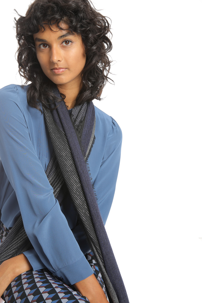 Sciarpa a righe lurex Fashion Market Sciarpa a righe lurex Fashion Market