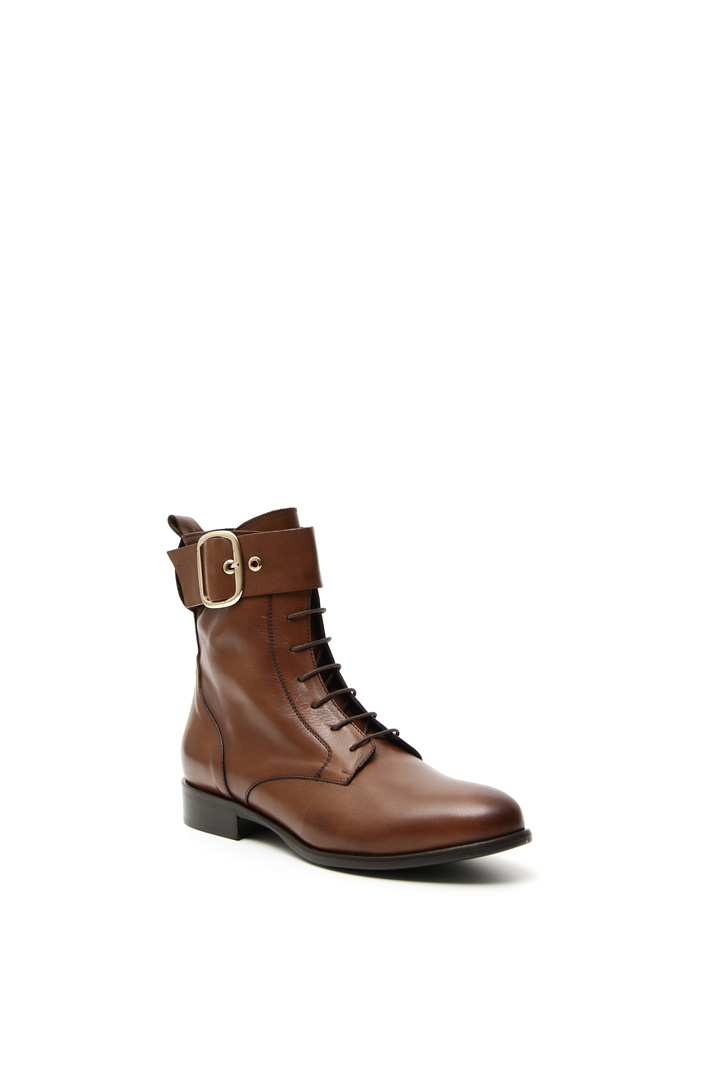 Stivaletto stringato in pelle Fashion Market Stivaletto stringato in pelle Fashion Market