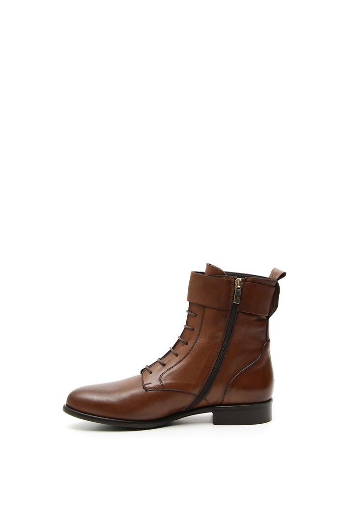 Stivaletto stringato in pelle Fashion Market Stivaletto stringato in pelle Fashion Market